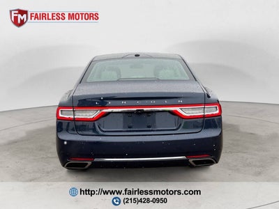 2017 Lincoln Continental Select AWD 4dr Sedan