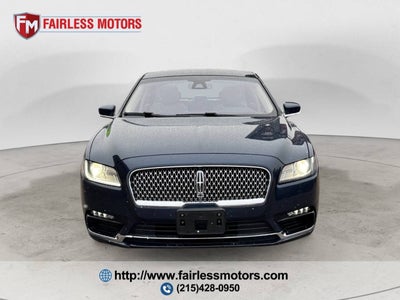 2017 Lincoln Continental Select AWD 4dr Sedan