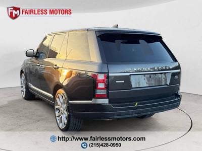 2017 Land Rover Range Rover Supercharged AWD 4dr SUV