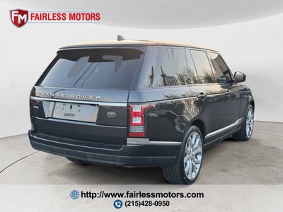 2017 Land Rover Range Rover Supercharged AWD 4dr SUV