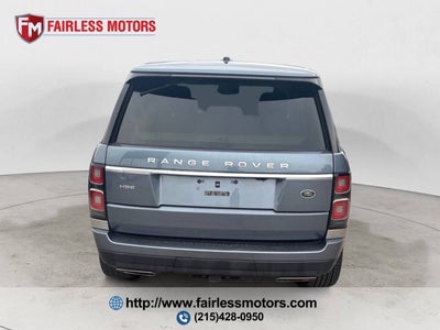 2018 Land Rover Range Rover HSE AWD 4dr SUV