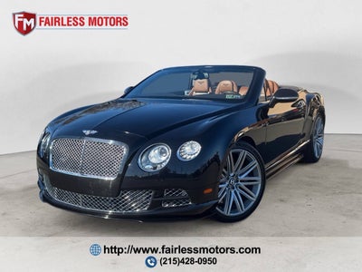 2015 Bentley Continental GT Speed AWD 2dr Convertible