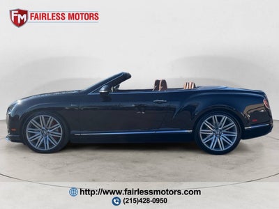 2015 Bentley Continental GT Speed AWD 2dr Convertible