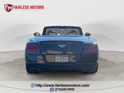 2015 Bentley Continental GT Speed AWD 2dr Convertible