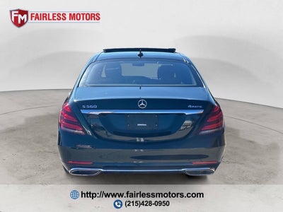 2018 Mercedes-Benz S-Class S 560 4MATIC® AWD 4dr Sedan